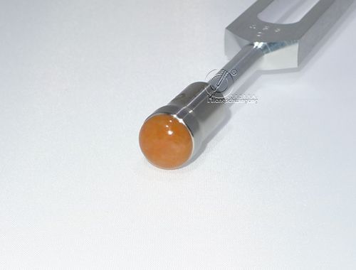 Aventurin orange  Stimmgabelaufsatz 15mm