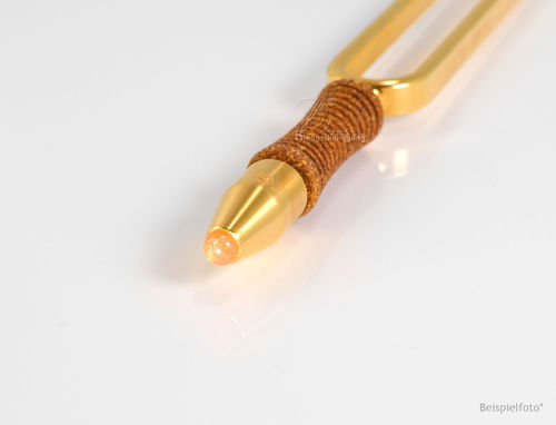 Sonnenstein "Gold" Stimmgabel Aufsatz 6mm GOLD 24 K beschichtet
