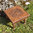 Hocker / Beistelltisch Holz, Lebensbaum 23x30x30 cm