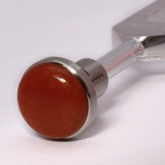 Aventurin-Orange-25mm-stimmgabelaufsatz-edelstein-tuningfork-gemfoot-150px
